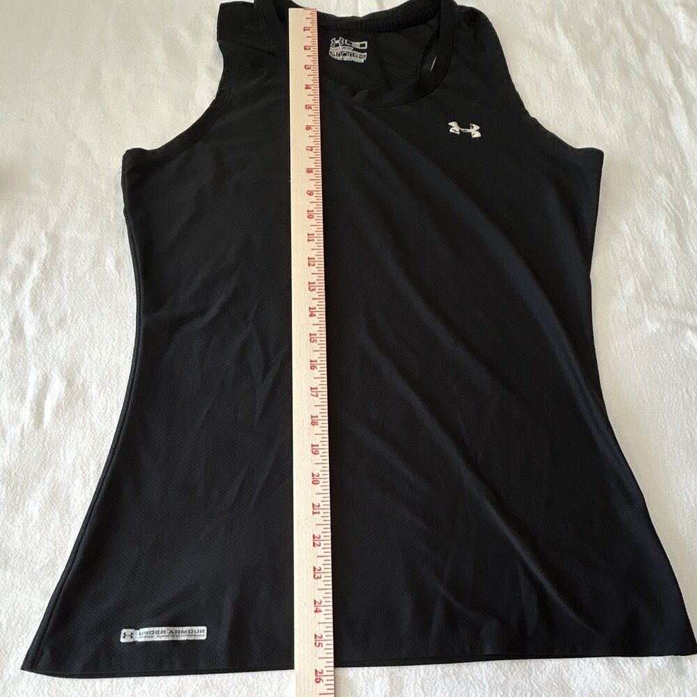 Under Armour HeatGear Men's LG Black Firm Compression Sleeveless Tank Pullover